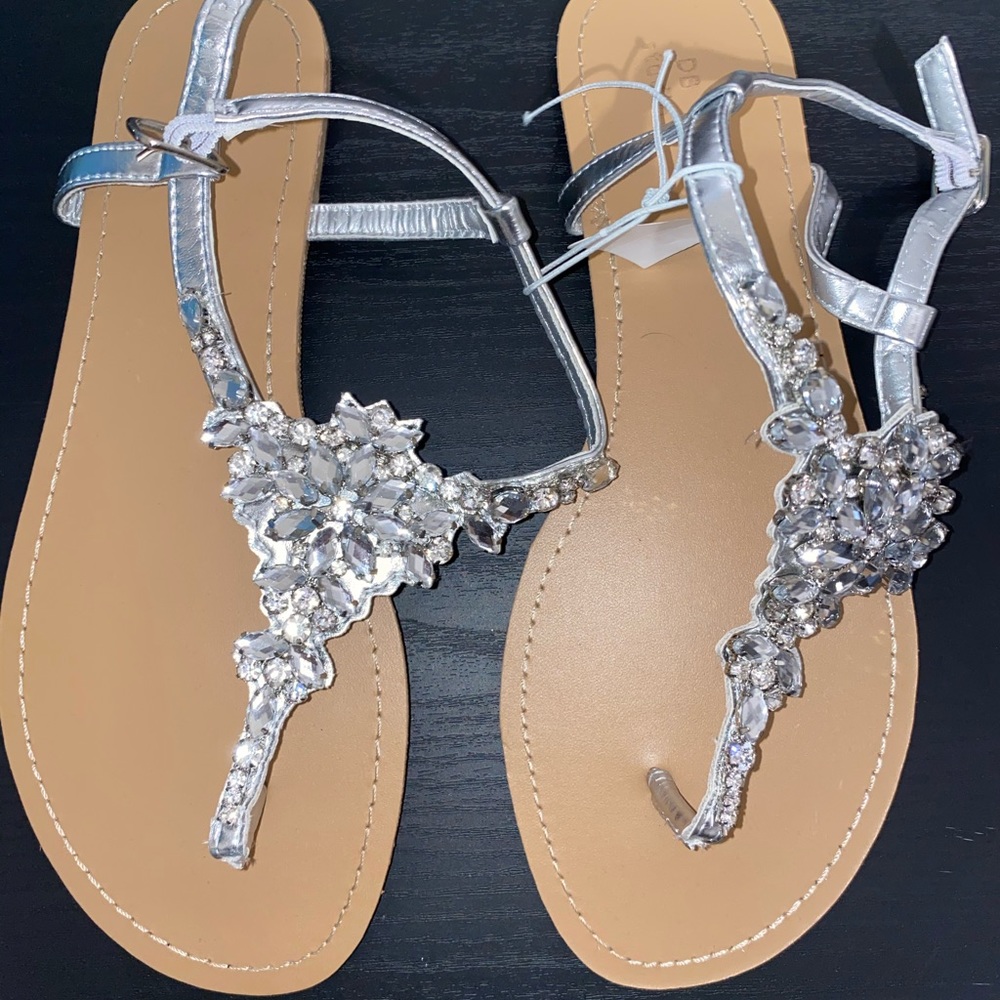 Jeweled Bridal Sandals